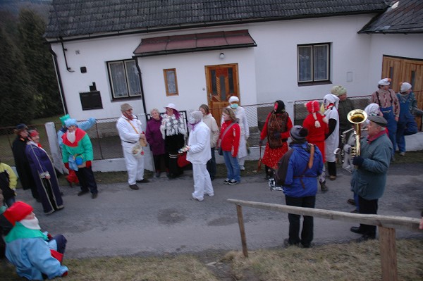 Masopustní průvod obcí 2008